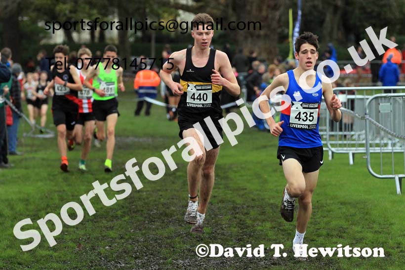 Boys Under-15s, 2022 British Athletics Cross Challenge, Sefton Park, Liverpool.  Photo: David T. Hewitson/Sports for All Pics